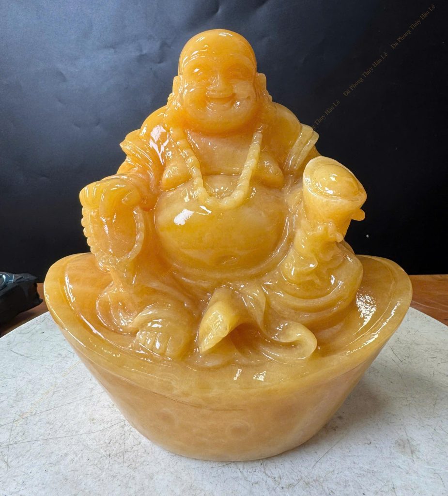tượng phật di lặc bằng đá thạch anh