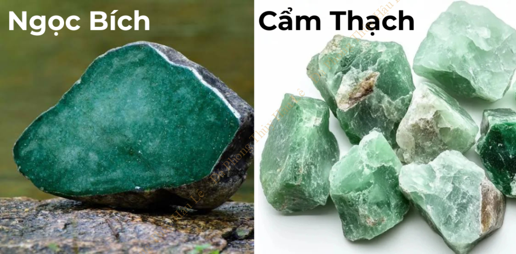 ngọc bích và cẩm thạch