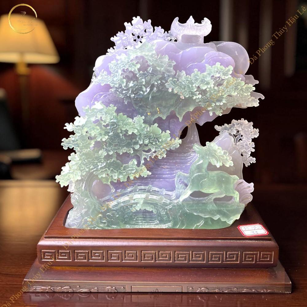 Ngọc Fluorite tự nhiên