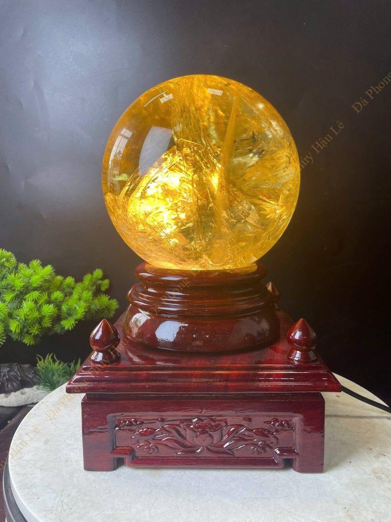 Bi cầu đá tự nhiên làm quà tặng đối tác